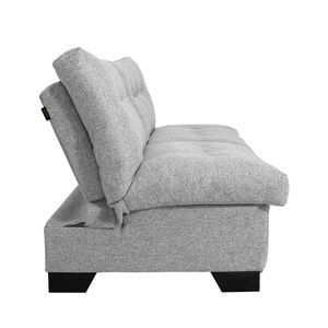 Sofa Cama De 2 Plazas Con Sistema De Track Modelo E-638 Gris