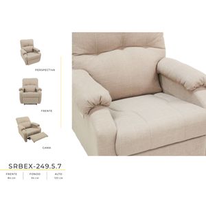 Reclinable Eléctrico 2 Posiciones BEX249