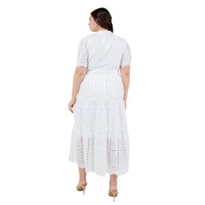 Vestido Look Me Midi Manga Corta