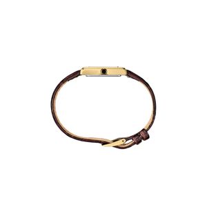 Reloj Dama Moda Piel Modelo Swr066 Color Café Marca Seiko