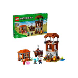 Lego Minecraft El Puesto De Avanzada De Los Saqueadores Y El Devastador 665 Piezas