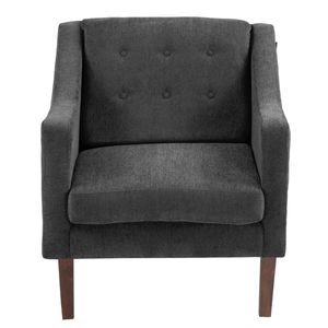 Sillón Dicasa Milton Gris Carbón