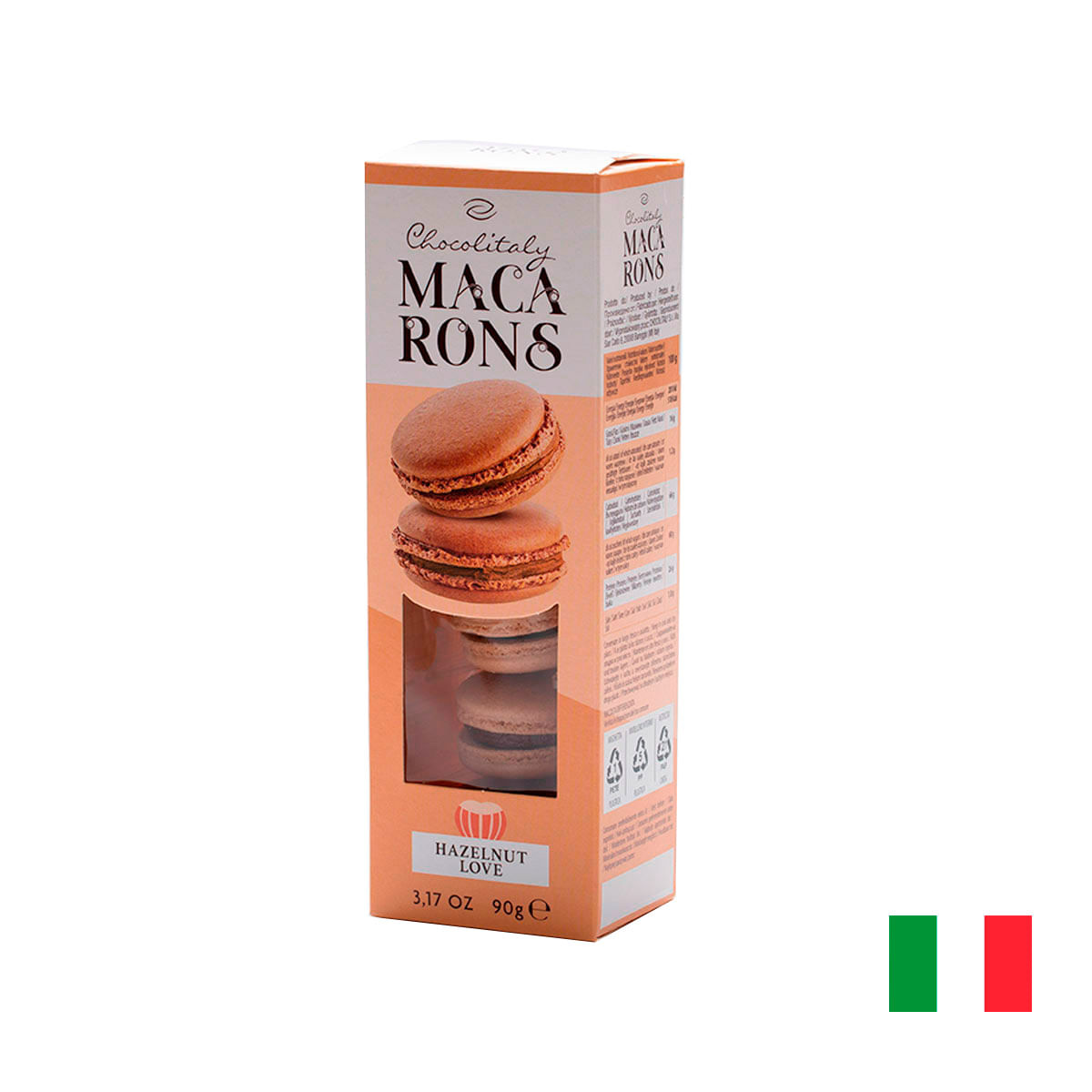 Macarons Hazelnut Love De Chocolitaly 90G - Gran Chapur