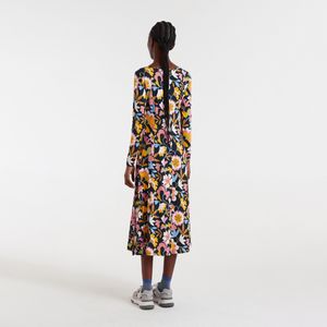 Vestido Compañía Fantástica Midi con Estampado