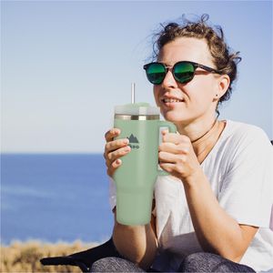 Termo Para Agua Y Café De Viaje Acero Inox. Doble Pared 1.2