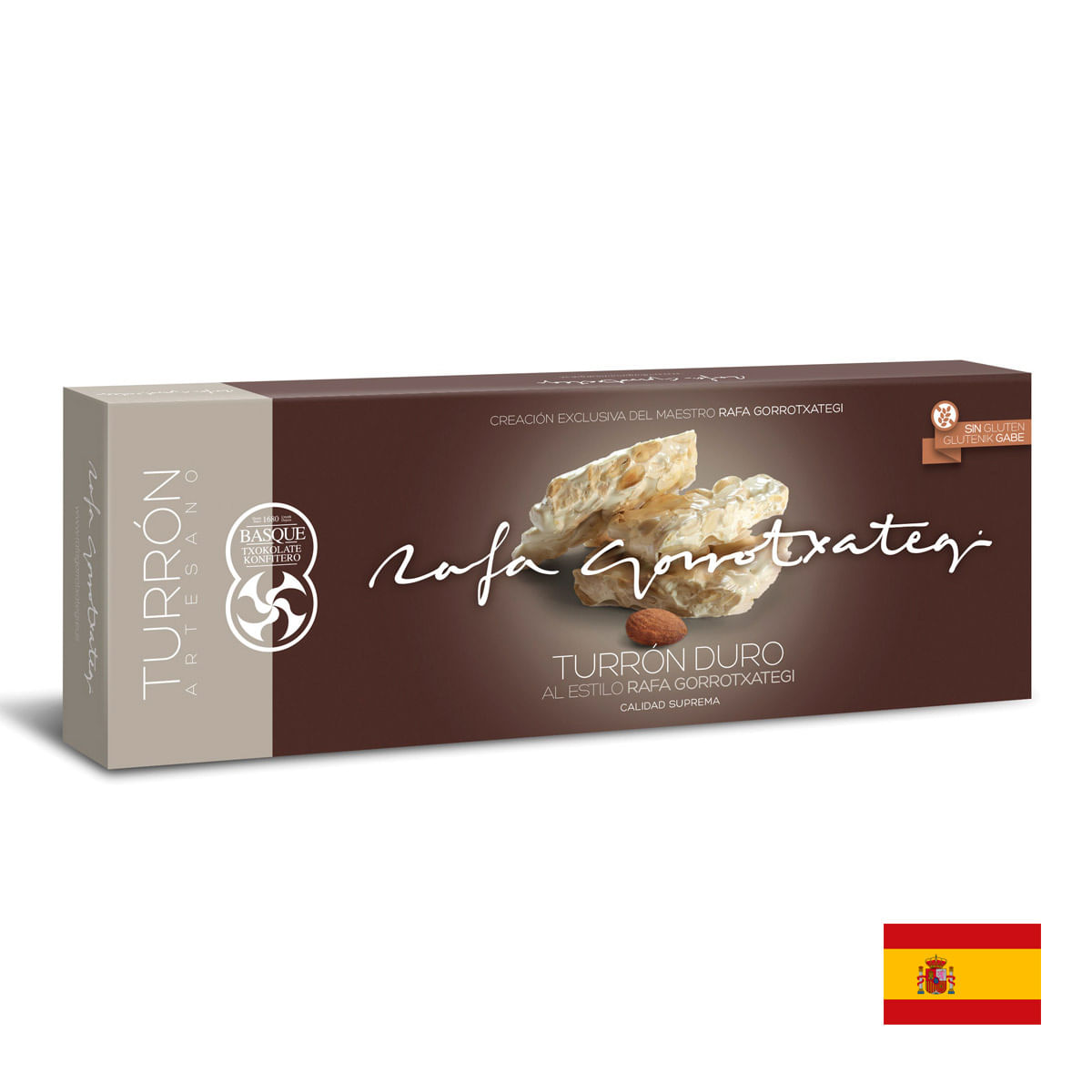 Caja De Turrón Duro Rafa Gorrotxategi 250g - Gran Chapur