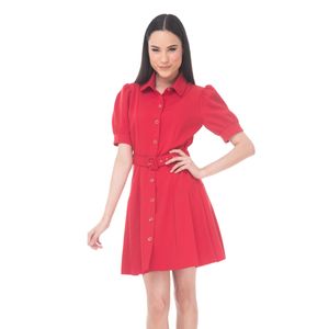 Vestido Sarah Bustani Corto Manga Corta