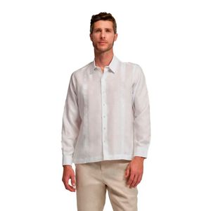 Camisa de Lino Abito en Manga Larga