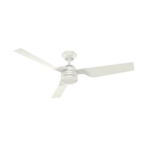 Ventilador De Techo Hunter Cabo Frío Para Exterior 52 Pulgadas Blanco