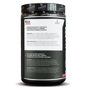 Suplemento Alimenticio Aminoácidos Sascha Fitness BCAA's Sabor Sandía