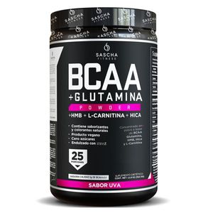 Suplemento Alimenticio Aminoácidos Sascha Fitness BCAA'S Sabor Uva