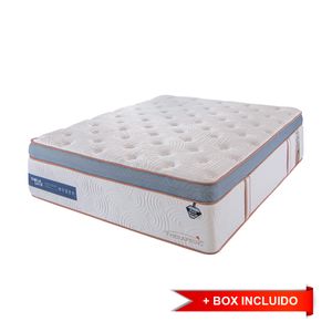 Juego De Colchón Y Box Therapedic MADA 44cm Altura